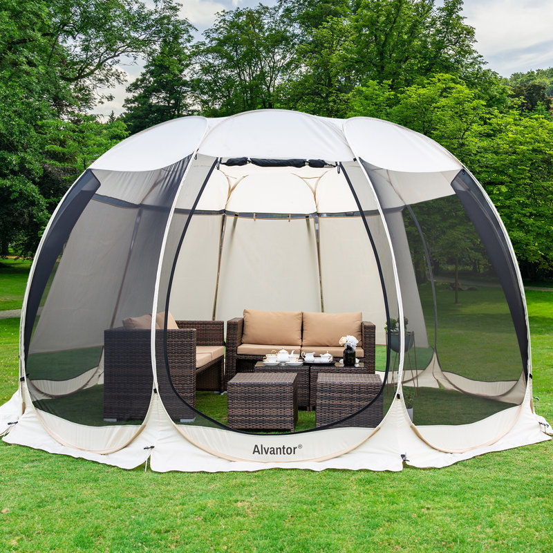Screen house with floor for camping hot sale